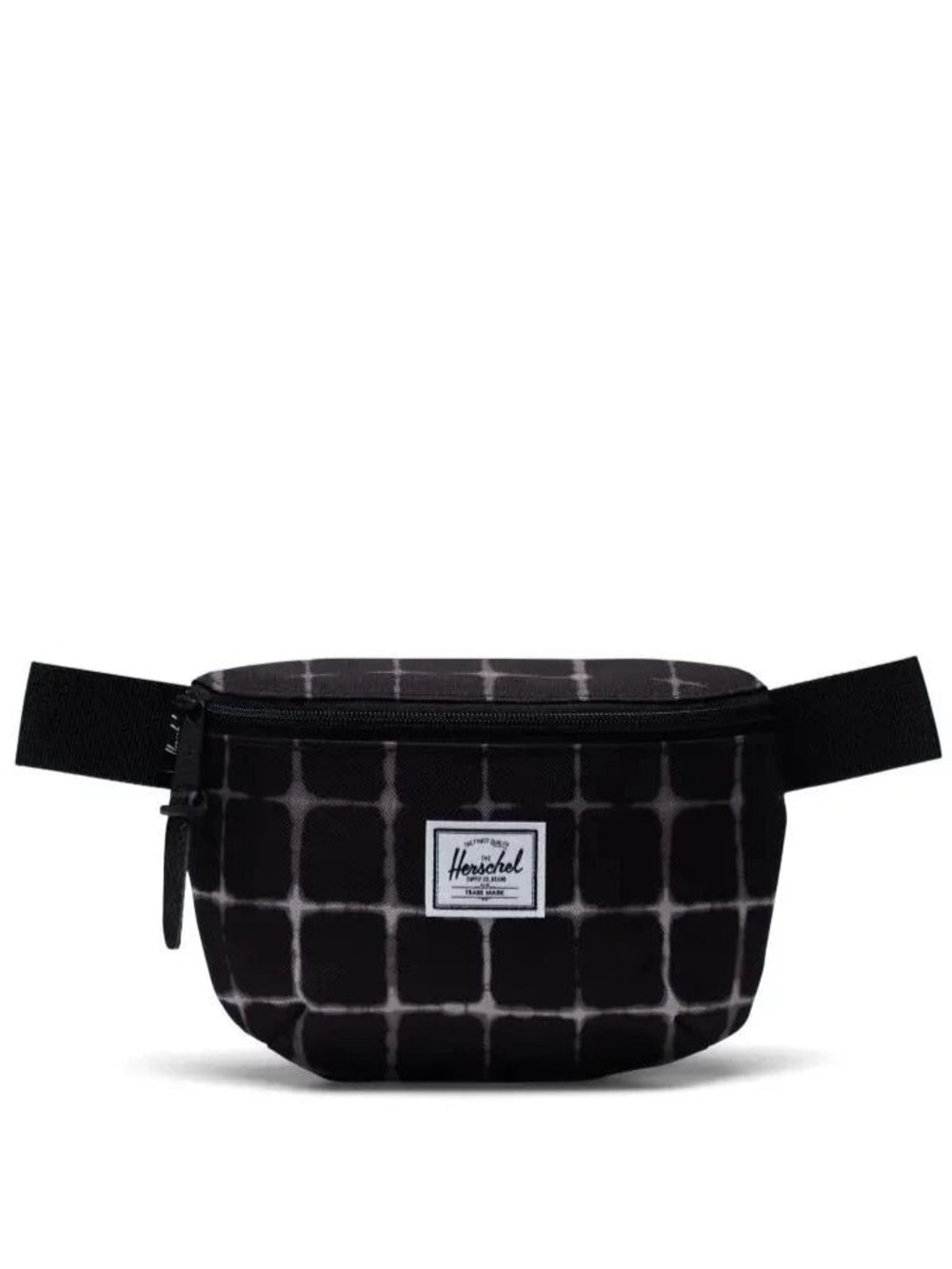 Herschel Supply Company Black and White Grid Crossbody Belt Bag